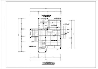 某城市中心花园别墅建筑室内外装修设计施工方案CAD图纸